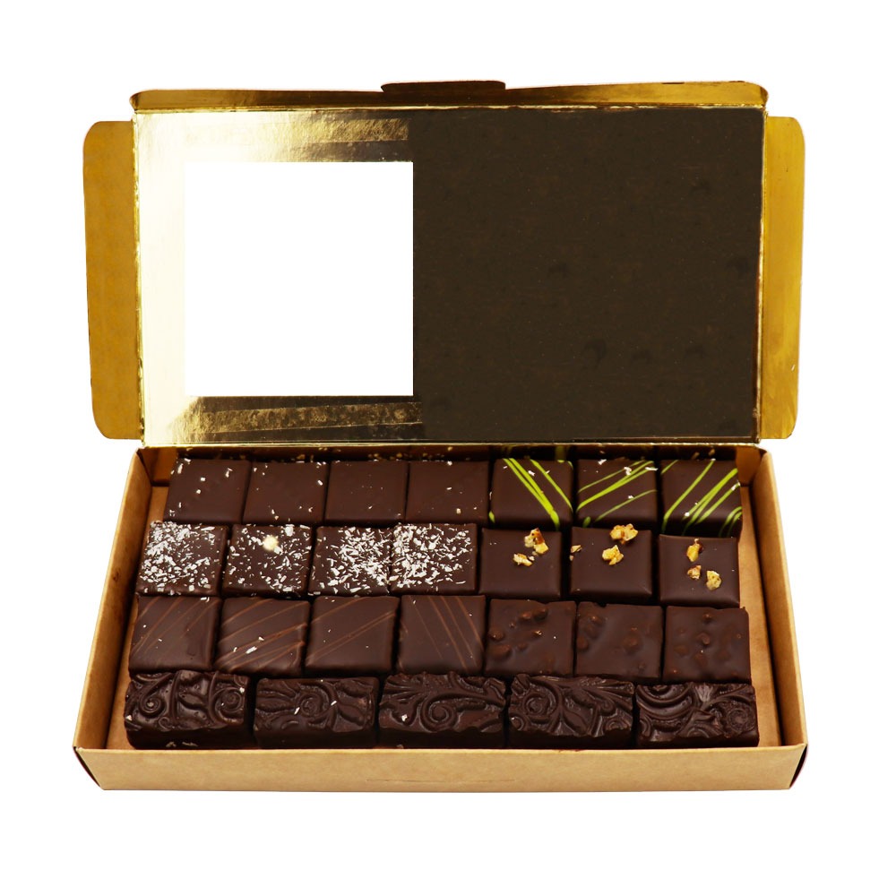 Coffret de chocolats Manon - Les Chemins de Provence - Panier gourmand