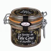 Terrine au foie gras et morilles